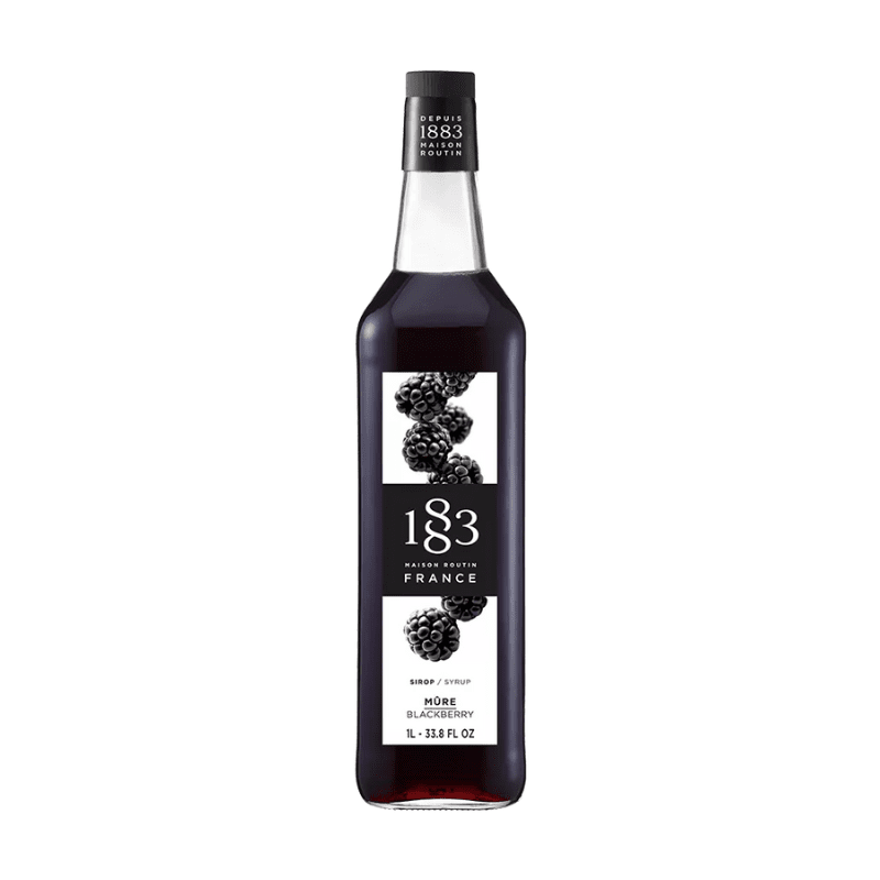 1883 Maison Routin Blackberry Syrup Glass, 33.8 oz Pantry 1883 Maison Routin