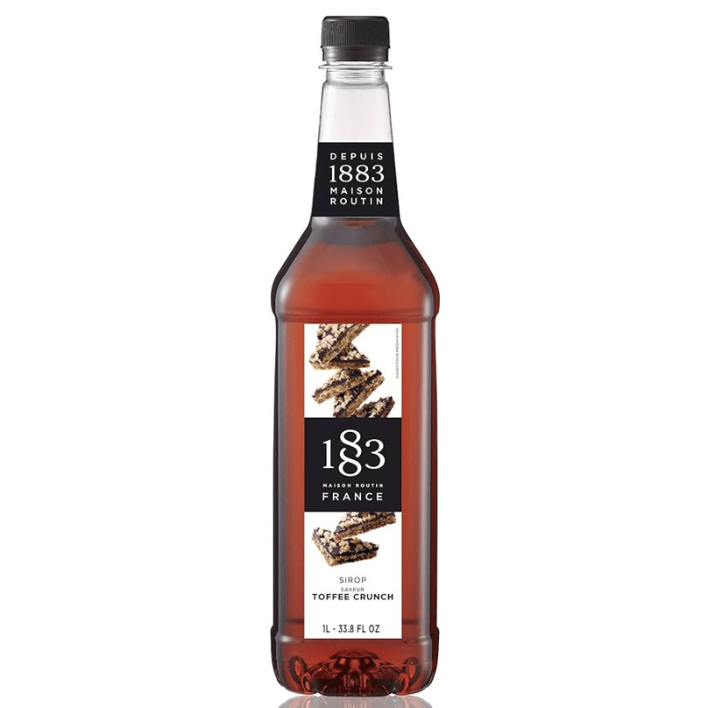 1883 Maison Routin Toffee Crunch PET, 1 Liter Pantry 1883 Maison Routin
