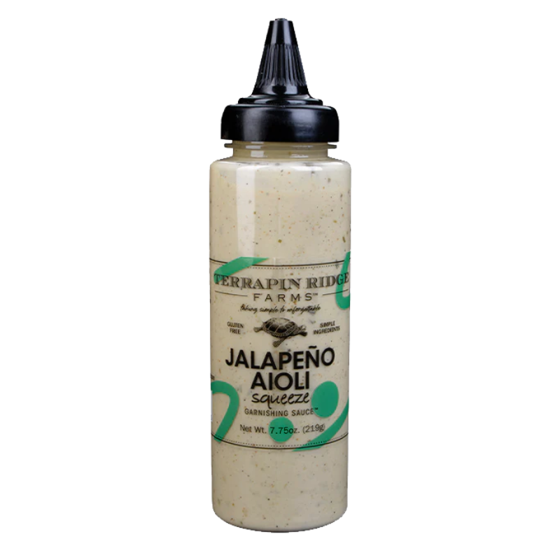 Terrapin Ridge Farms Jalapeno Aioli Garnishing Sauce, 7.75 oz