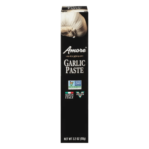 Amore All Natural Italian Garlic Paste Tube, 3.2 oz Fruits & Veggies Amore