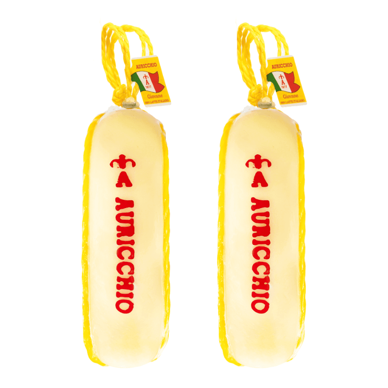 Auricchio Mini Salami Shaped Provolone Rope, 11 oz (2 Pack) Cheese Auricchio