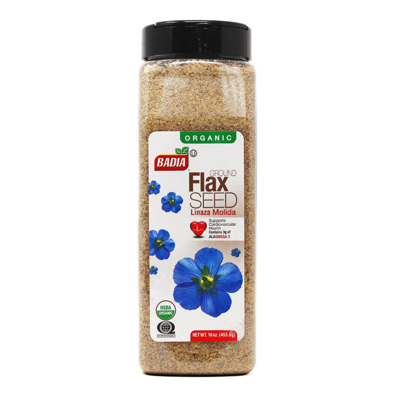 Badia Organic Ground Flax Seed, 16 oz Pantry Badia
