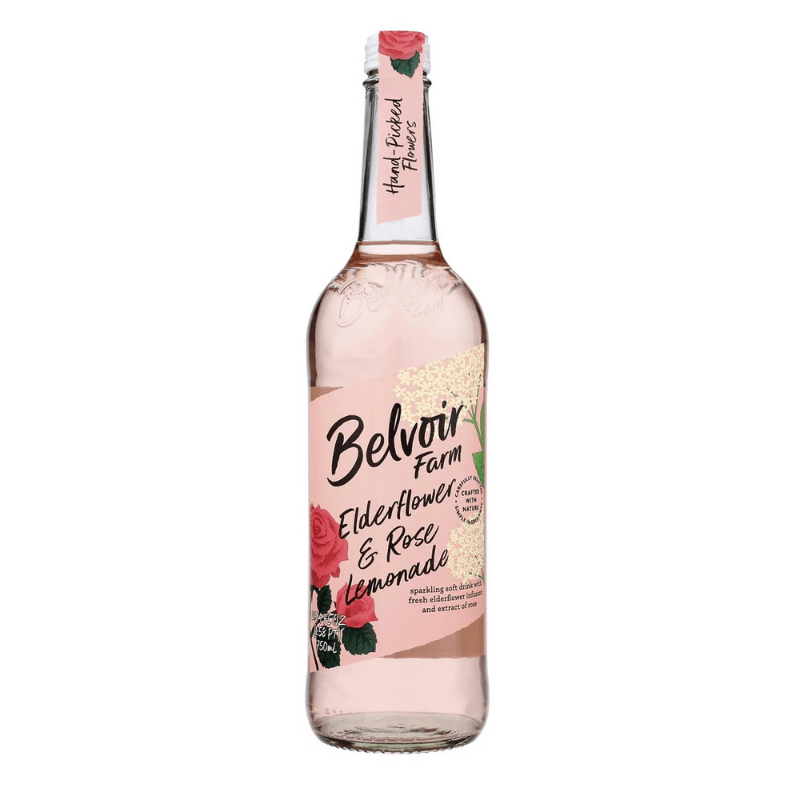 Belvoir Elderflower and Rose Lemonade, 25.4 oz Beverages Belvoir