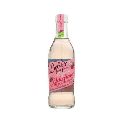 Belvoir Organic Elderflower and Rose Lemonade, 8.4 oz For The Bar Belvoir