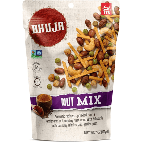 Bhuja Nut Mix Gluten Free 7 oz (199g) Sweets & Snacks Bhuja