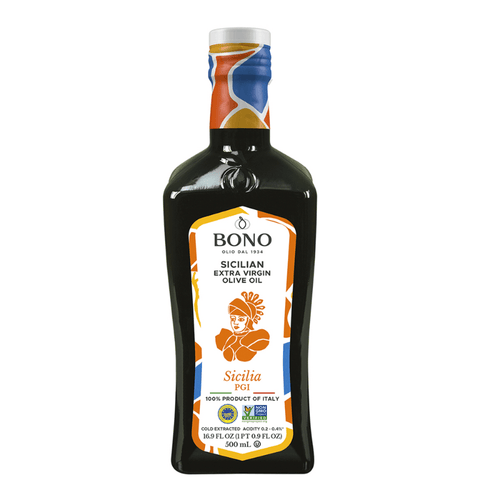 Bono Sicilia PGI Sicilian Extra Virgin Olive Oil, 16.9 oz Oil & Vinegar Bono