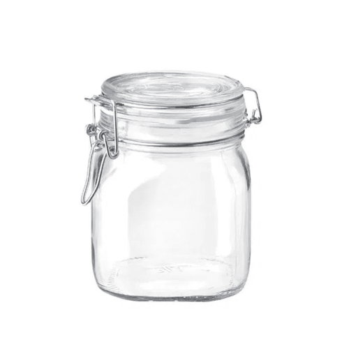 Bormioli Fido Rocco Swing Top Canning Jar, 25 oz (0.75L) Home & Kitchen Bormioli
