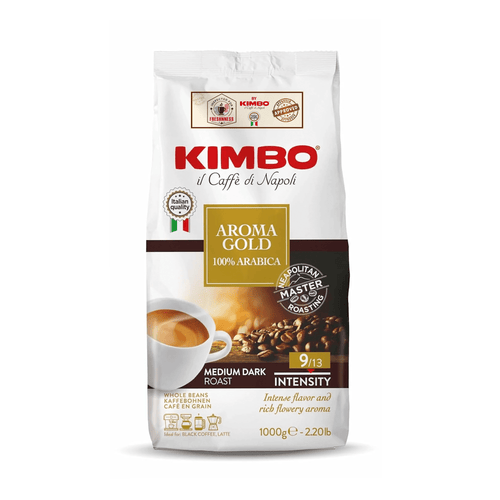 Caffe Kimbo Aroma Gold 100% Arabica Whole Bean Coffee, 2.2 Lbs Coffee Kimbo Coffee