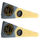 Cantarelli Brown Cow Parmigiano Reggiano Wedge, 10.7 oz (PACK of 2) Cheese Bertozzi