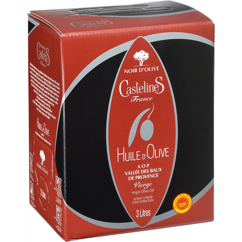 CastelineS Fruite Noir Extra Virgin Olive Oil, 3 Liters Oil & Vinegar CastelineS