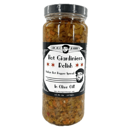 Chicago Johnny’s Hot Giardiniera Relish, 16 oz Fruits & Veggies Chicago Johnny's 