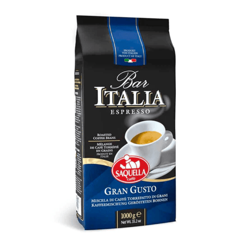 Coffee Saquella Gran Gusto Coffee Beans, 2.2 Lbs Coffee Saquella