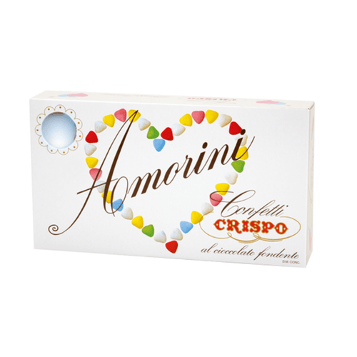 Crispo Confetti Amorini Heart Shape Chocolate Filled Dragees, 2.2 Lbs Sweets & Snacks Crispo Confetti