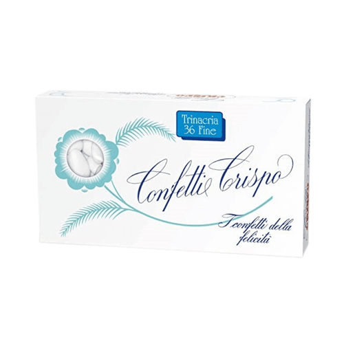 Crispo Confetti Trinacria 36 Fine White Jordan Almond, 2.2 Lbs Sweets & Snacks Crispo Confetti