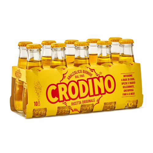Crodino Analcolico Non-Alcoholic Bitter Aperitif, 10 x 100mL Beverages Crodino