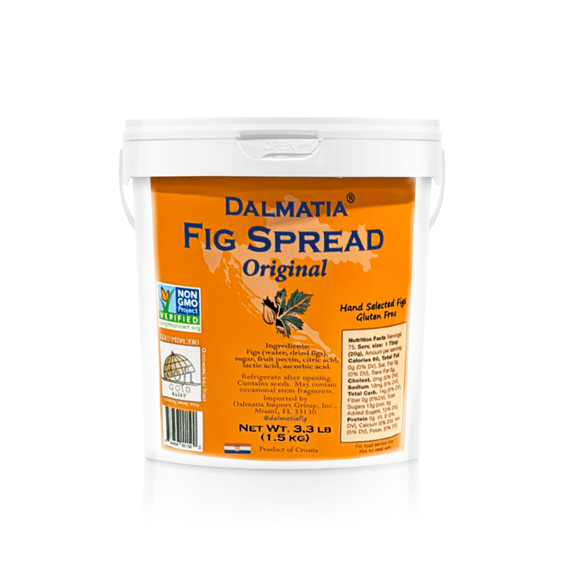Dalmatia Fig Spread Tub, 3.5 lbs Pantry Dalmatia