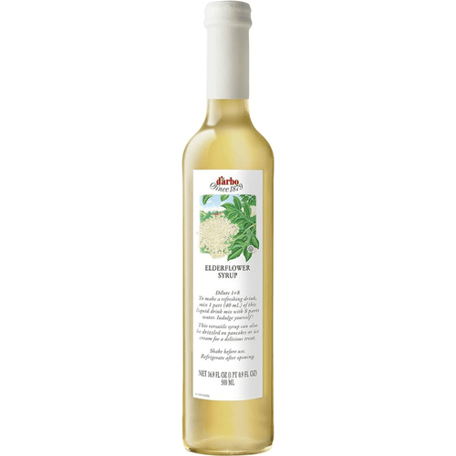D'Arbo White Elderflower Fruit Syrup, 16.9 oz Pantry d'arbo