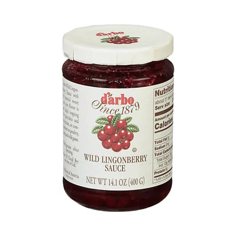 D'Arbo Wild Lingonberry Sauce, 14.1oz Pantry d'arbo