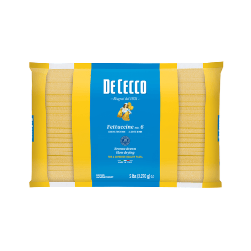 De Cecco #6 Fettuccine Bulk Pasta, 5 lbs Pasta & Dry Goods De Cecco