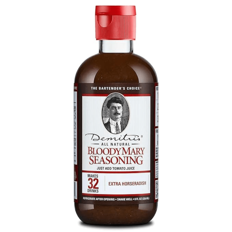 Demitri’s Extra Horseradish Bloody Mary Seasoning, 8 oz For The Bar Demitri's