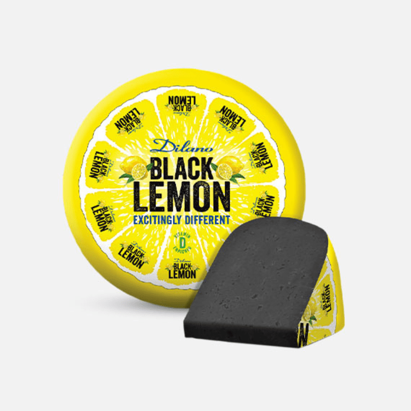Dilano Black Lemon Gouda Cheese Wheel, 10 Lbs Cheese Dilano