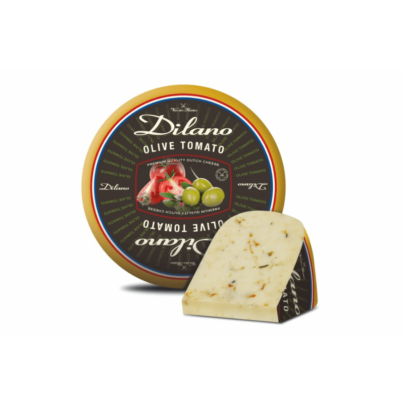 Dilano Gouda with Tomato & Olive, 9 lb. Cheese Dilano