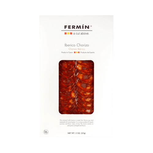 Fermin Chorizo Iberico Sliced, 2 oz Meats Fermin