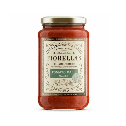 Fiorella’s Tomato Basil Sauce, 25 oz Sauces & Condiments Fiorella's 