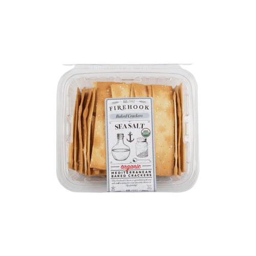 Firehook Organic Sea Salt Baked Crackers, 8 oz Sweets & Snacks Firehook