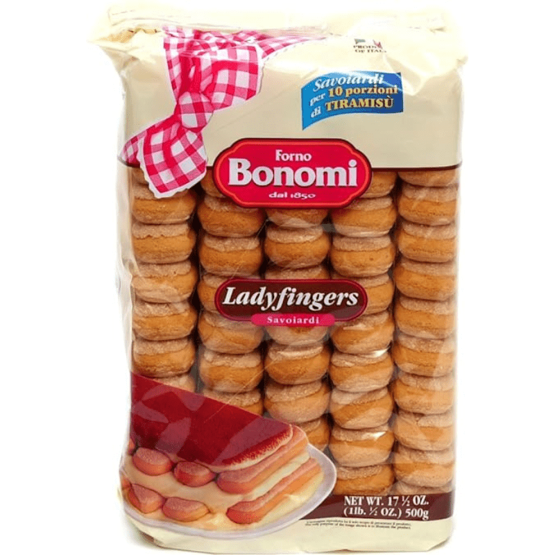 Forno Bonomi Savoiardi Ladyfingers, 17.5oz (500g) Sweets & Snacks Forno Bonomi 
