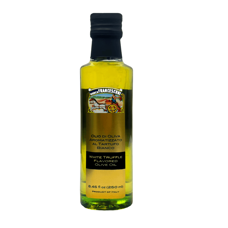 Francesconi White Truffle Olive Oil Bottle, 8.8 oz Oil & Vinegar Francesconi