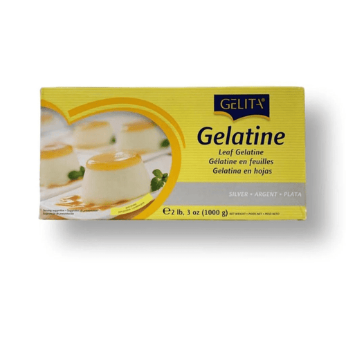 Gelita SILVER Gelatine leaf, 2 lbs 3 oz Sweets & Snacks Gelita