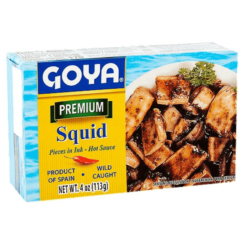 [Best Before: 12/31/25] Goya Premium Hot Squid in Ink, 4 oz