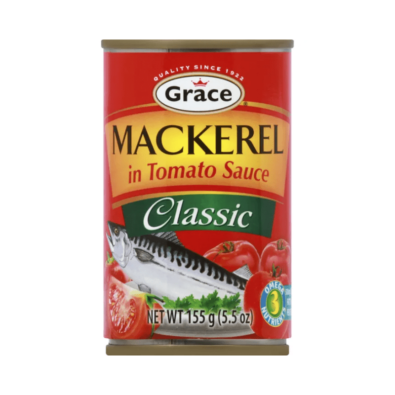 Grace Classic Mackerel in Tomato Sauce, 5.5 oz Seafood Grace
