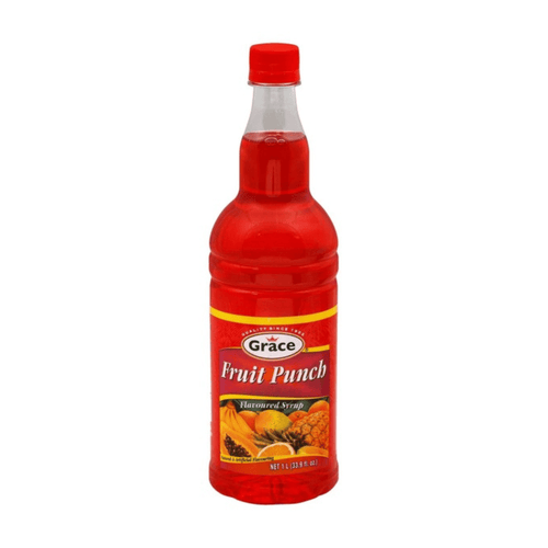 Grace Fruit Punch Flavored Syrup, 25.5 oz Beverages Grace