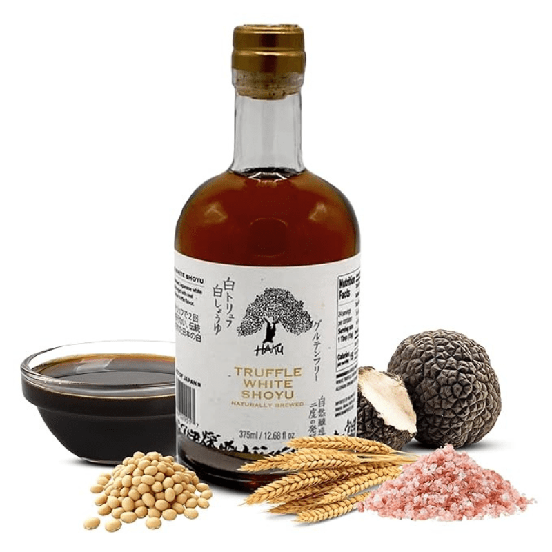 Haku Truffle White Shoyu Naturally Brewed Aged 2 Years 12.68 Oz (375 ml) Kitchen Haku