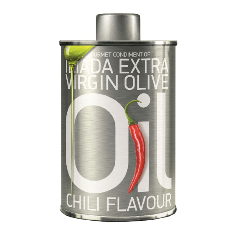 Iliada Extra Virgin Olive Oil Chili Flavour, 250mL Oil & Vinegar Iliada
