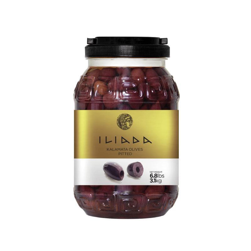 Iliada Pitted Kalamata Olives, 6.8 Lbs Olives & Capers Iliada