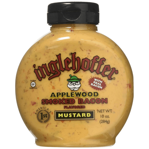Inglehoffer Applewood Smoked Bacon Flavored Mustard, 10 oz Sauces & Condiments Inglehoffer