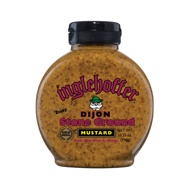 Inglehoffer Dijon Stone Ground Mustard, 10.25 oz Sauces & Condiments Inglehoffer