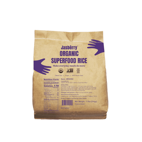 Jasberry Organic Superfood Rice, 11 Lbs Pasta & Dry Goods Jasberry