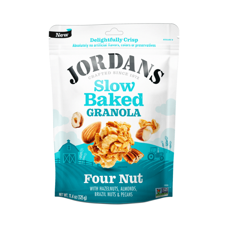 Jordans Slow Baked Granola Four Nut, 11.04 oz Sweets & Snacks Jordans