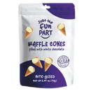 Just The Fun Part Mini Waffle Cones with White Chocolate, 2.47 oz Sweets & Snacks Just The Fun Part