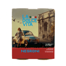 La Dolce Vita Negroni Soda, Pack of 4 Coffee & Beverages La Dolce Vita