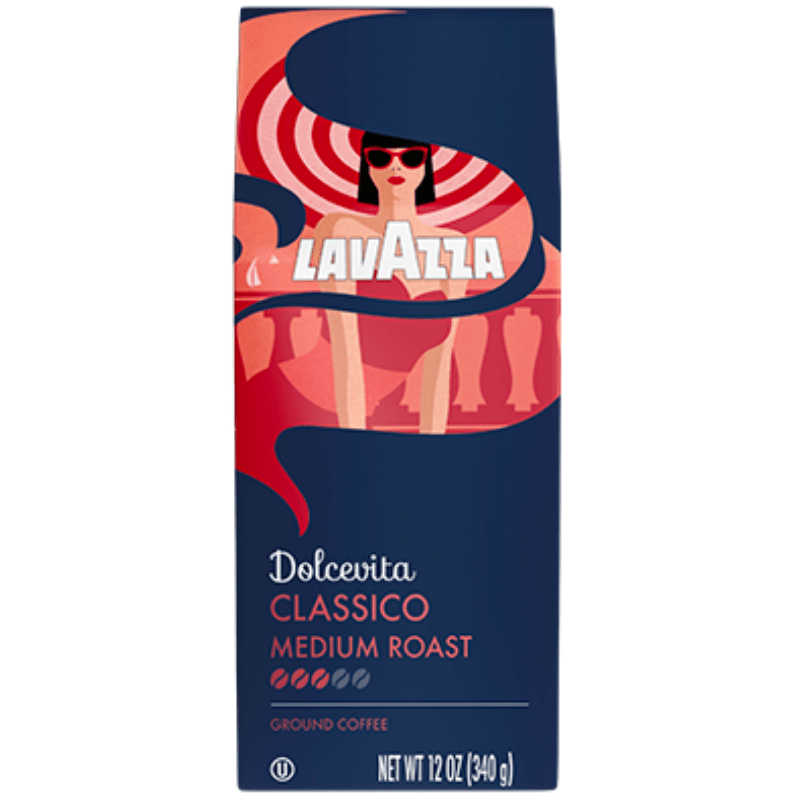 Lavazza Drip Coffee Classico Medium Roast, 12 oz Coffee Lavazza