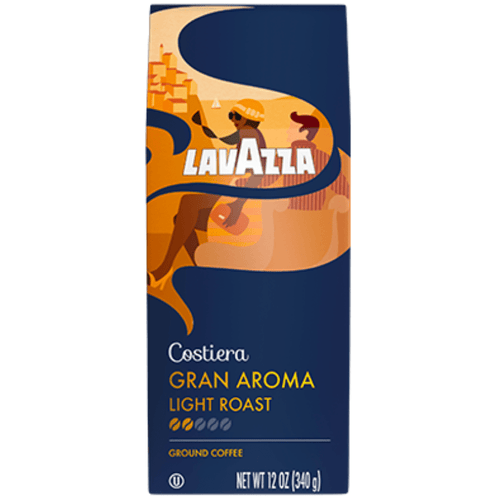 Lavazza Drip Coffee Gran Aroma Light Roast, 12 oz Coffee Lavazza