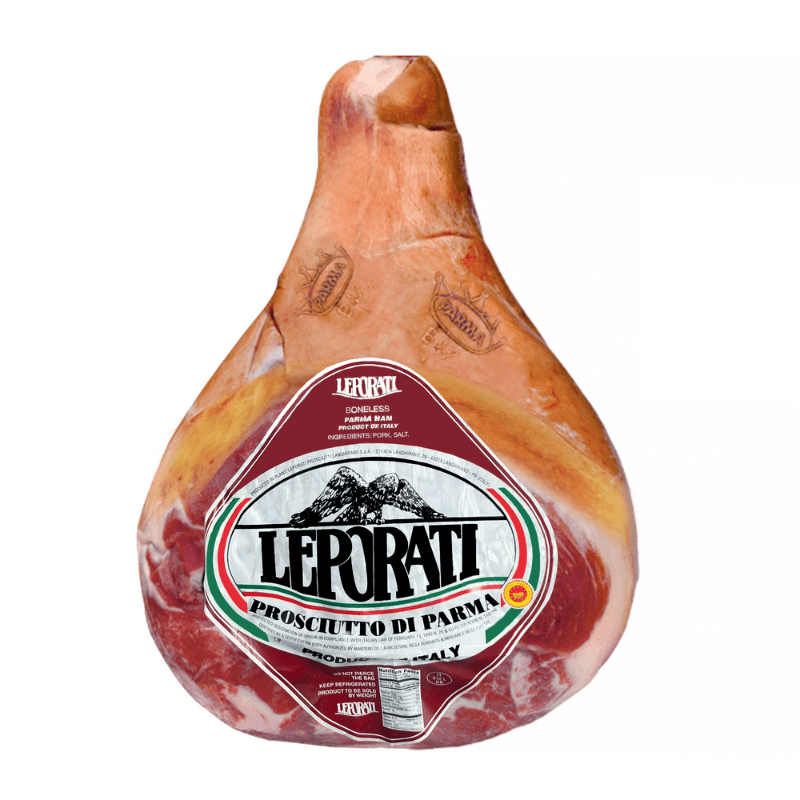 Leporati 24 Months Aged Prosciutto Di Parma, 16 lbs. Meats Leporati