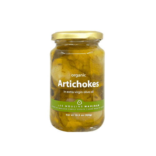 Les Moulins Mahjoub Organic Artichoke Hearts in Olive Oil 10.5 oz Fruits & Veggies Les Moulins Mahjoub