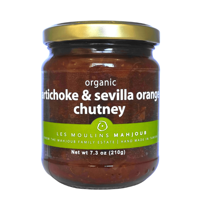 Les Moulins Mahjoub Organic Artichoke & Sevilla Orange Chutney, 7.3 oz Sauces & Condiments Les Moulins Mahjoub
