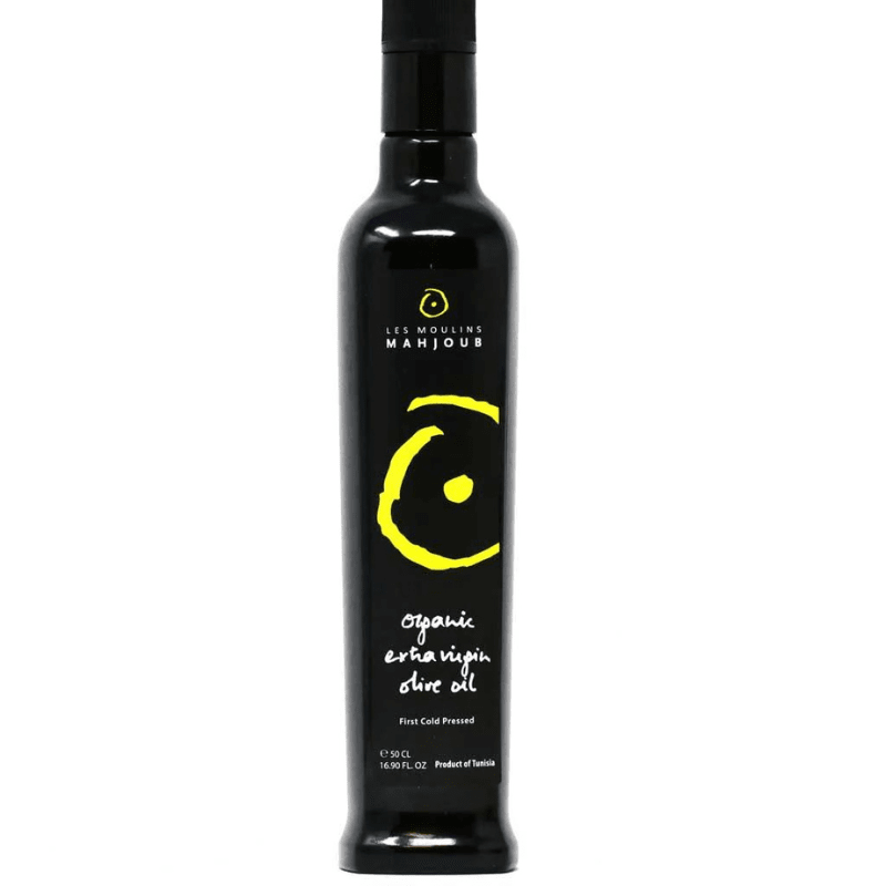 Les Moulins Mahjoub Organic Extra Virgin Olive Oil, 17.6 oz